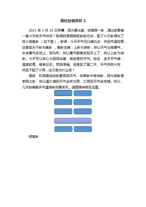 易经卦例赏析2