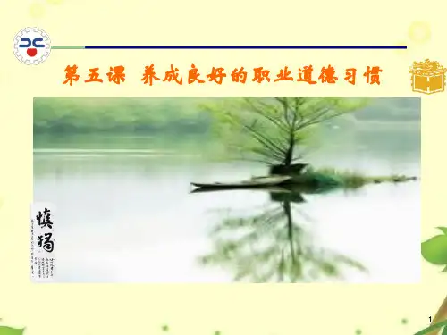 经典：职业道德与法律第五课