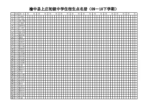 住宿生点名册0910(1)