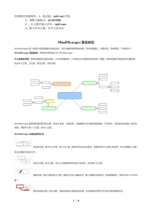 思维导图使用技巧