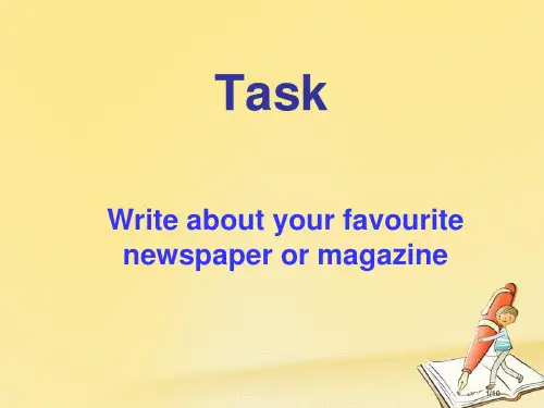 高中英语-Module-5-Newspapers-and-Magazines-Task-Writin