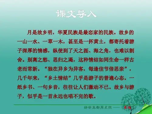 典中点八年级语文下册第2单元第6课现代诗两首课件新版语文版
