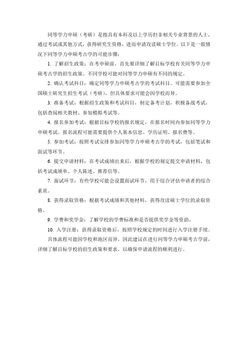 同等学力申硕 考古学