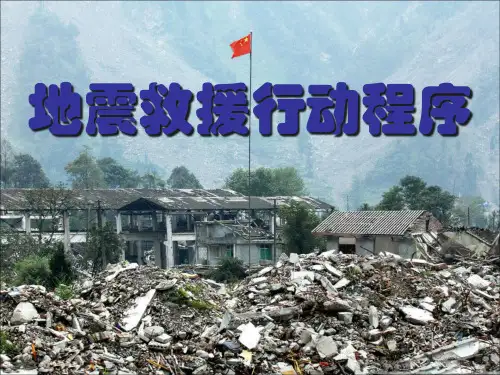 地震救援行动程序国际救援标示