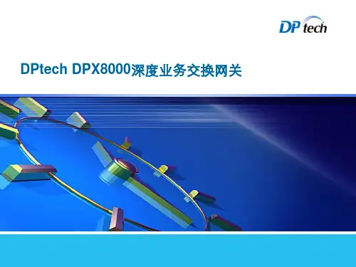 迪普科技DPtech_DPX8000深度业务交换网关主打胶片XXXX.pptx