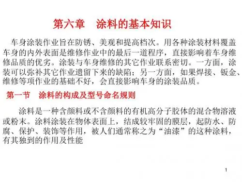 涂料的基本知识ppt课件