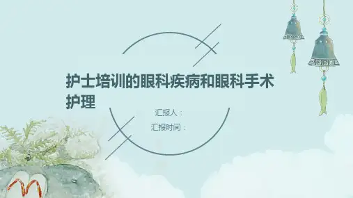 护士培训的眼科疾病和眼科手术护理