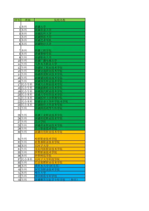 新疆高校(1)