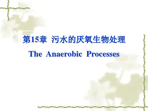 第15章  水处理厌氧生物处理