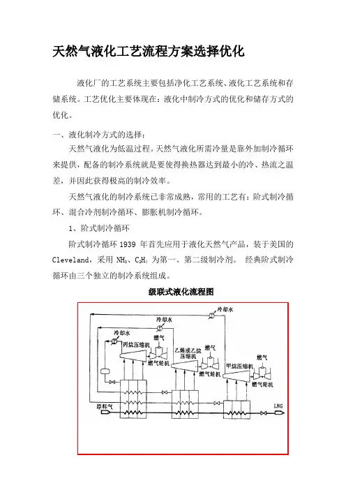 天然气液化流程工艺选择优化