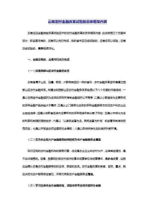沿边经济开发改革试验