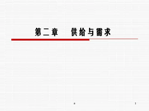 《供给与需求》PPT课件
