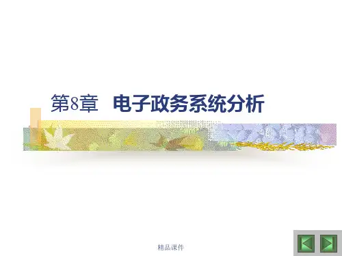 电子政务系统分析PPT课件