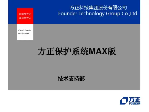 方正保护系统MAX版
