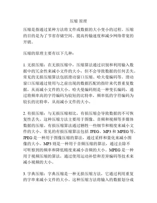 压缩 原理