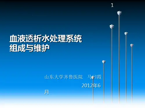 血液透析水处理系统