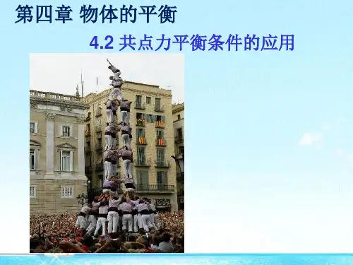 4.2 共点力平衡条件的应用