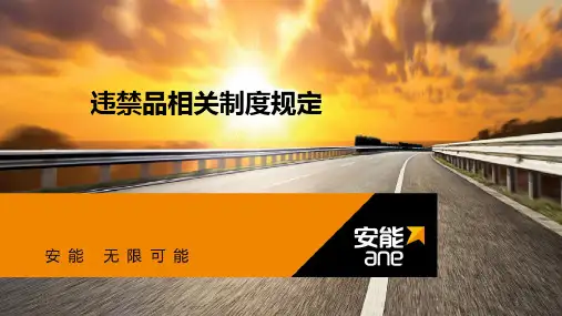 违禁品制度相关规定  ppt课件