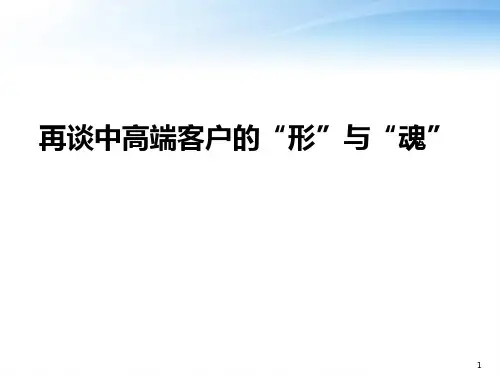 再谈中高端客户的形与魂47页