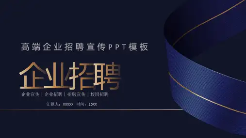 高端企业招聘宣传模板