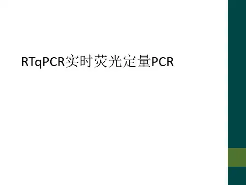 RTqPCR实时荧光定量PCR