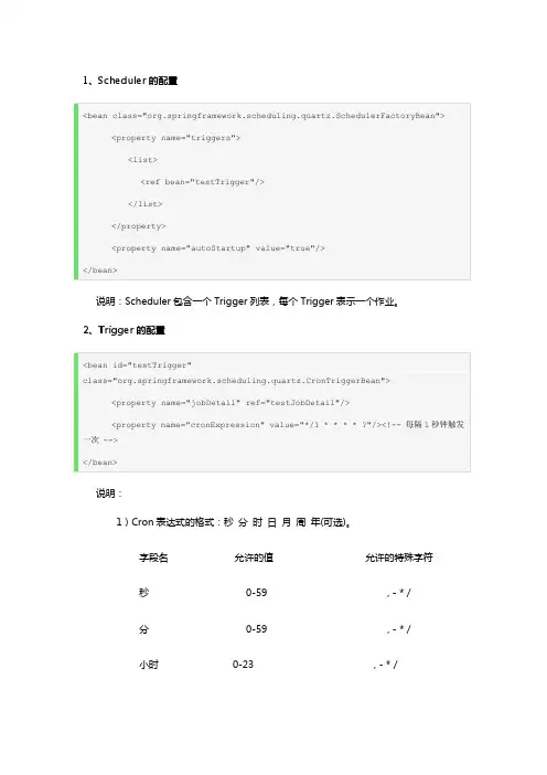 Spring+Quartz实现定时任务的配置方法