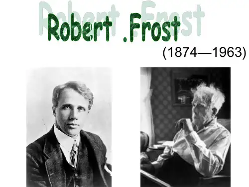 Robert .Frost全英文简介