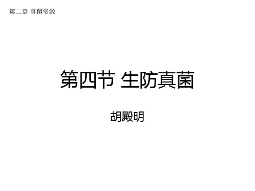 第2章 真菌资源 第4节 生防真菌