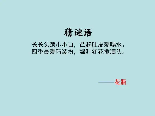 二年级下册美术课件4.13大花瓶丨岭南版共15张PPT1