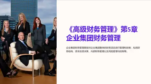 《高级财务管理》第5章企业集团财务管理
