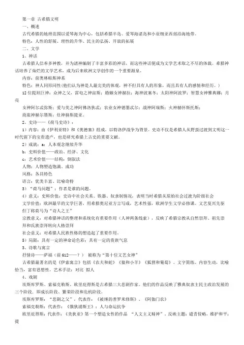 西方文化史