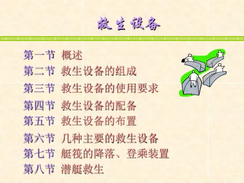 救生设备船舶设备