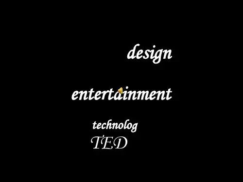 TED演讲课件