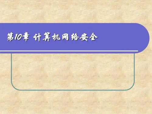 第10章计算机网络安全