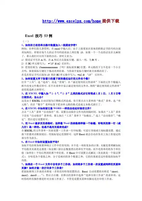 Excel_技巧_53例