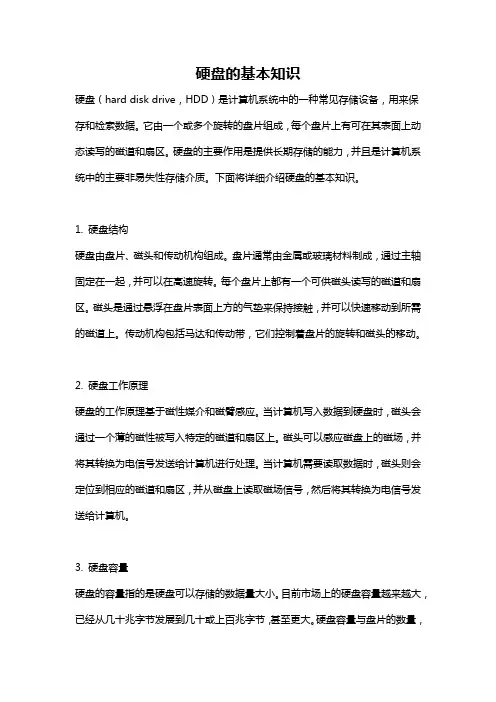 硬盘的基本知识