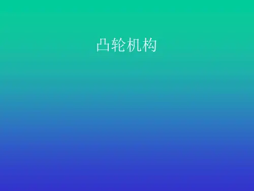 凸轮机构习题解