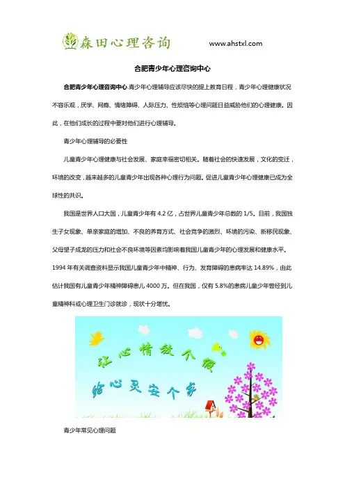 合肥青少年心理咨询中心