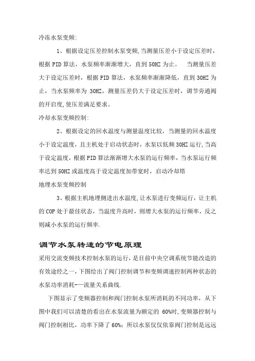 三种水泵的变频控制