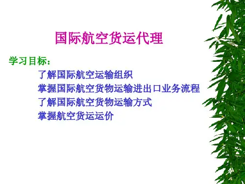 国际航空货运代理
