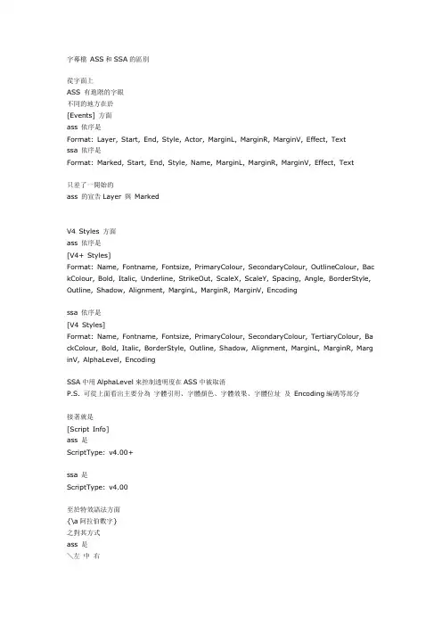 字幕教程
