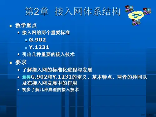 接入网体系结构分析课件