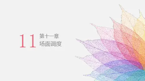 影视导演基础PPT课件(共13章)第十一章场面调度