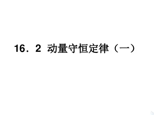 高中物理选修3-5动量守恒定律精品ppt课件