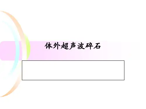 体外超声波碎石 ppt课件