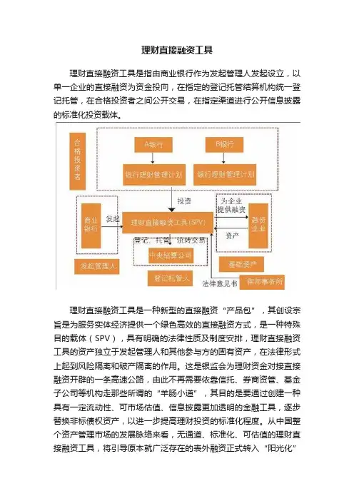 理财直接融资工具
