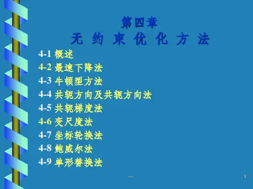 《最优化设计》PPT课件