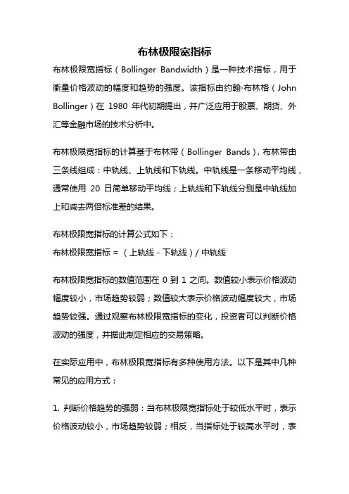 布林极限宽指标