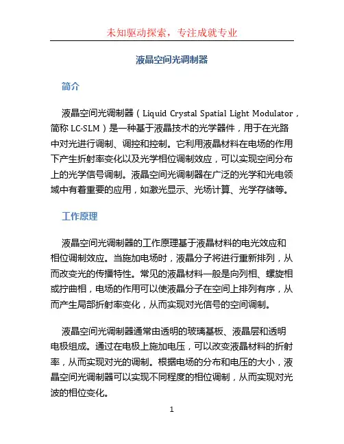 液晶空间光调制器