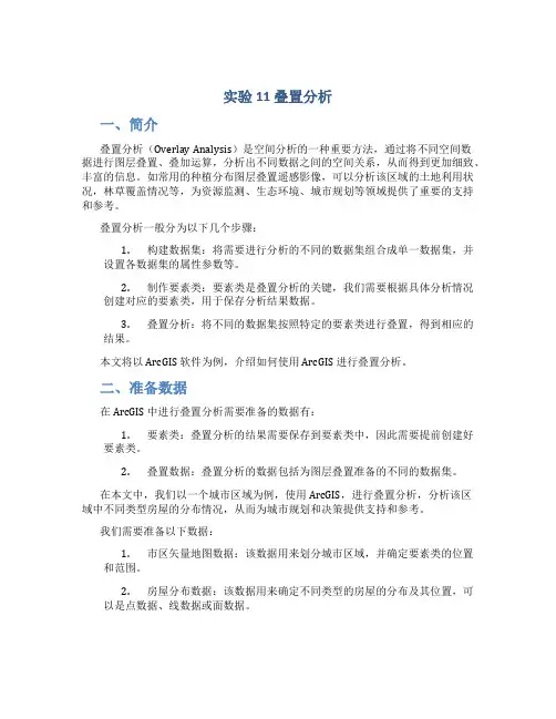 实验11叠置分析
